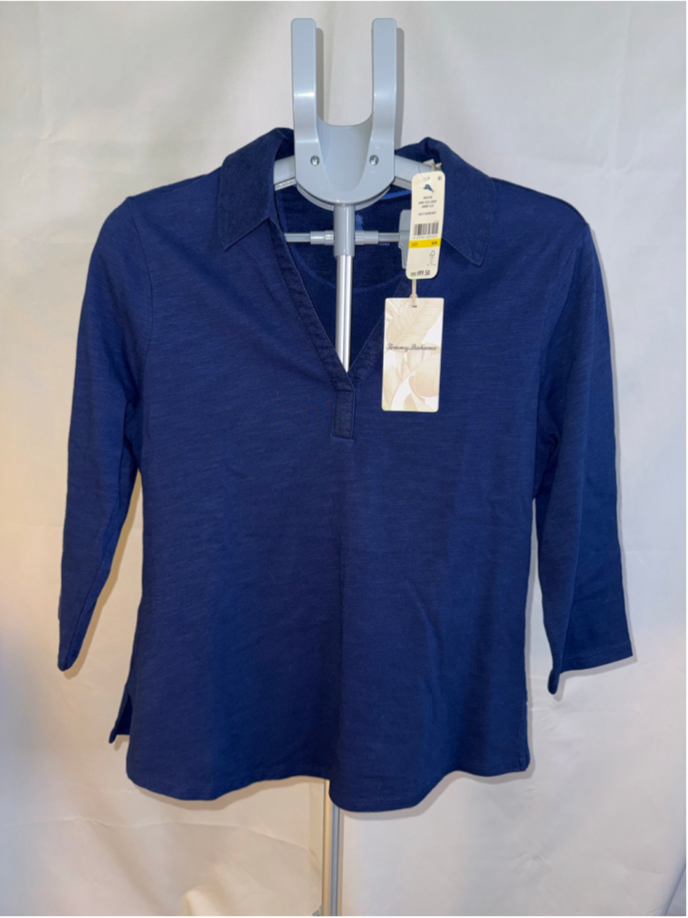 Women's Tommy Bahama Jersey Top Size M Blue